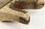 Antique Tex-Mex Western Cowboy Boot Jack Embossed Leather on Wood Horse Head For Sale - Image 13 of 16