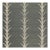 Schumacher X Celerie Kemble Acanthus Stripe Sisal Wallpaper in Shadow For Sale