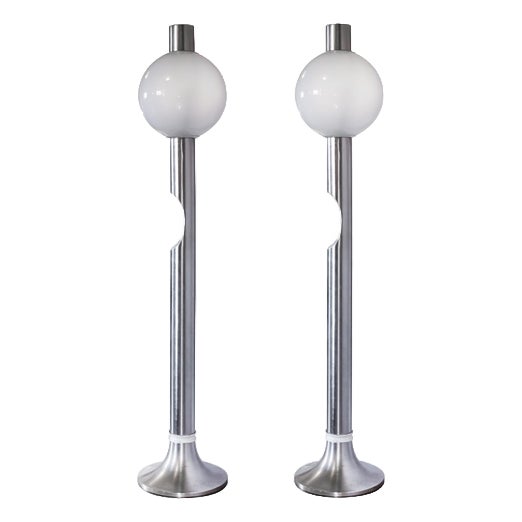 Floor Lamps by Angelo Brotto for Esperia, Italy, 1970s, Set of 2 For Sale