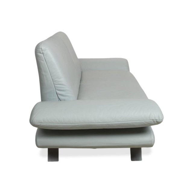 Rossini 2-Seater Sofa in Blue Leather from Koinor For Sale - Image 13 of 16