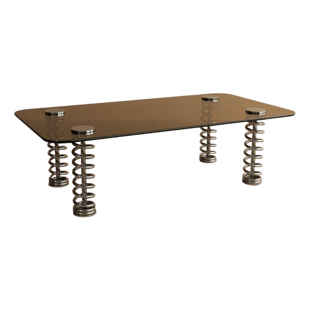 Spring Coffee Table from Pieff, 1970s For Sale