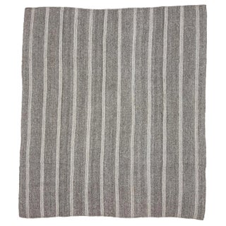 1960s Vintage Gray Kilim Rug- 9′4″ × 10′4″ For Sale