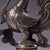 Late 19th Century Silver-Plated Phoenix Oil Lamp With Gemstone Inlay, 845g, Figural Bird Ewer For Sale - Image 5 of 9