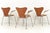 1950s Chairs by A. Jacobsen for Fritz Hansen, Set of 4 For Sale - Image 5 of 12