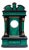 Russian Marble and Malachite Clock Stand For Sale