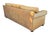 Vintage English Leather Sofa Tan Color Nail Head Trim Feather Down Cushions For Sale - Image 11 of 18