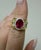 1980s Agl Certified Burma Ruby, Yellow Diamond and Diamond Ring, Size 5.25 For Sale - Image 9 of 10