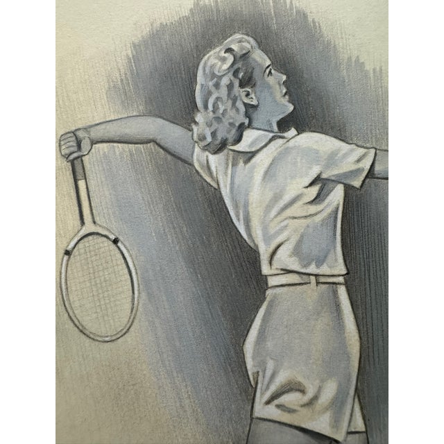 Original graphite pencil drawing by American artist and illustrator Theodore E. Schrock (1879–1952), depicting a young...