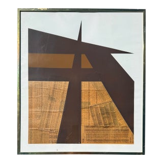 "Paper Foundations", Limited Edition, 1975, by Ray Elman For Sale