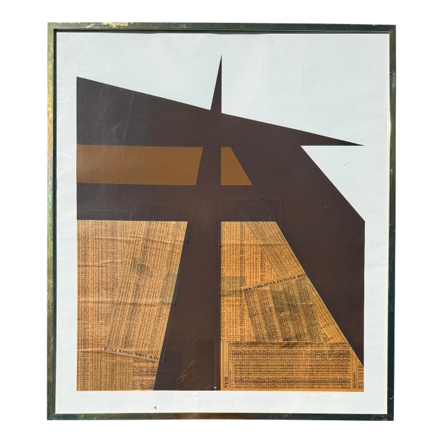 "Paper Foundations", Limited Edition, 1975, by Ray Elman For Sale