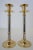 Metal 1970s Polished Mixed Metal Candle Holders Candlesticks - a Pair For Sale - Image 7 of 7