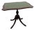 Vintage English Green Leather Coffee Table For Sale
