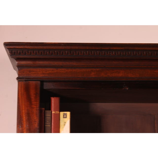 Large 18th Century Georgian Mahogany Open Bookcase For Sale - Image 6 of 12
