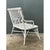 Vintage White Fiddlehead Rattan Garden Bench For Sale - Image 11 of 12