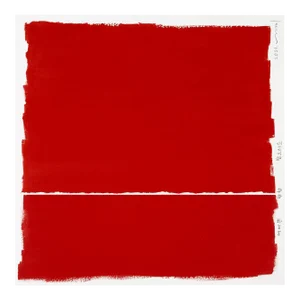 Contemporary Abstract Acrylic on Canson-Arches Huile Paper Painting "A Line 8" by Kyong Lee