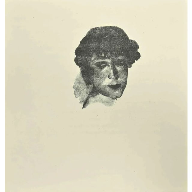Portrait is a woodcut print print on paper, realized after Jean Paul Sauget for Maurice Magre's Les Soirs d'Opium....