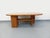 Vintage Rectangular Oval Modernist Coffee Table in Pine, 1970s For Sale - Image 4 of 18
