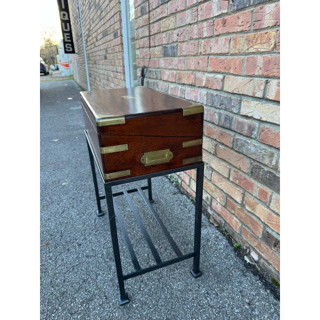 English 19th Century English Box on Custom Stand For Sale - Image 3 of 10