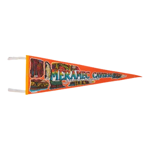 Meramec Caverns Stanton Missouri Felt Flag Pennant