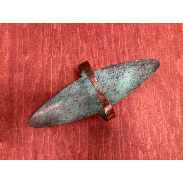 Mid-Century Modern Bronze Bowl by Maurice Ascalon, Pal-Bell, Israel, 1950s For Sale - Image 3 of 11