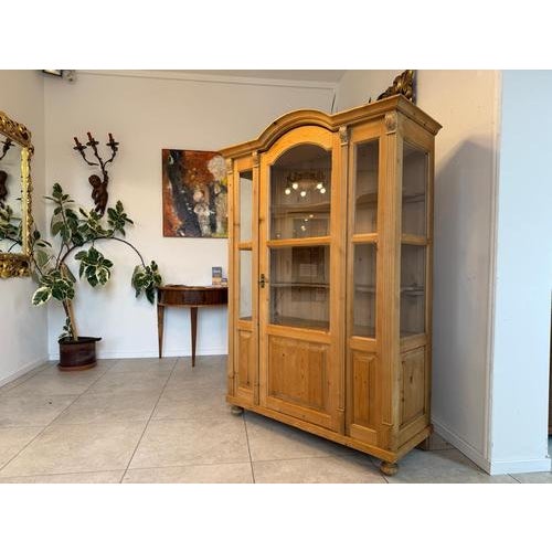 Rustic Farmhouse Display Cabinet For Sale - Image 6 of 17
