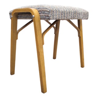 Mid-Century Bentwood Stool by Ludvík Volák for Dřevopodnik Holešov, 1960s For Sale