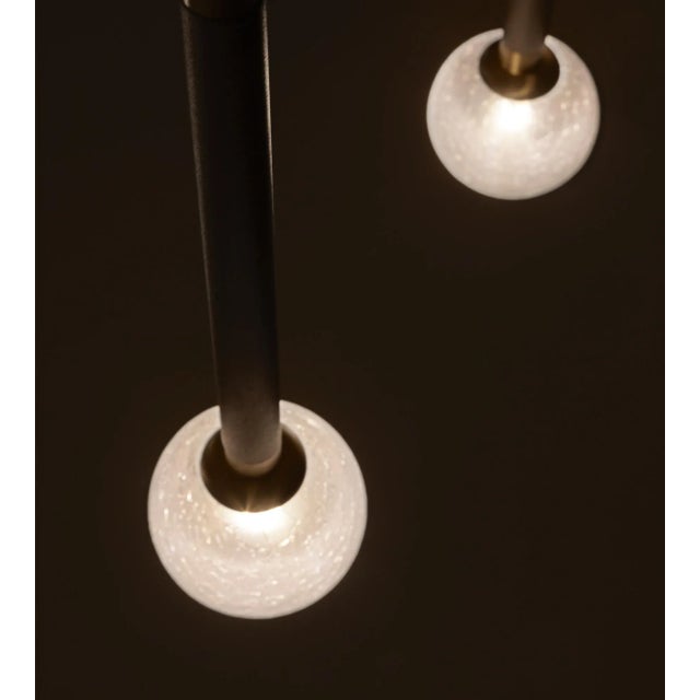 Contemporary Crystal Ball Pendant Light by Morica Design For Sale - Image 3 of 10