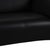 322 3-Seater Sofa in Black Leather from Rolf Benz For Sale - Image 4 of 14
