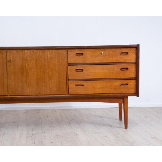 Brown Scandinavian Teak Sideboard from Bartels, 1960s For Sale - Image 8 of 16