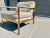1970s Mid-Century Brass and White Lounge Chair Styled After Milo Baughman - a Pair For Sale In Los Angeles - Image 6 of 13