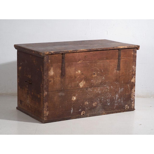 Painted Bridal Trunk, 1891 For Sale - Image 13 of 14