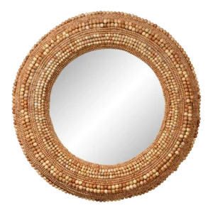 Jamie Young Strand Beaded Mirror in Natural
