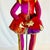 Wood 1940s Vintage Art Nouveau Italian Boho Chic 28” Valentine Jester Sculpture Centerpiece For Sale - Image 7 of 12