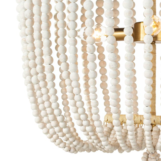 Regina Andrew Milo Steel Chandelier, White For Sale - Image 4 of 8