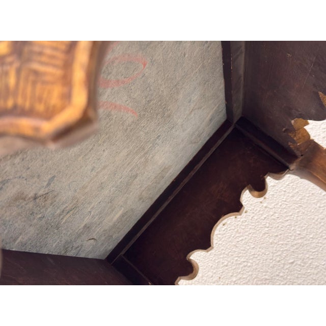Late 19th Century Italian Carved Giltwood Console Table + Marble Top, 19th Century For Sale - Image 5 of 12