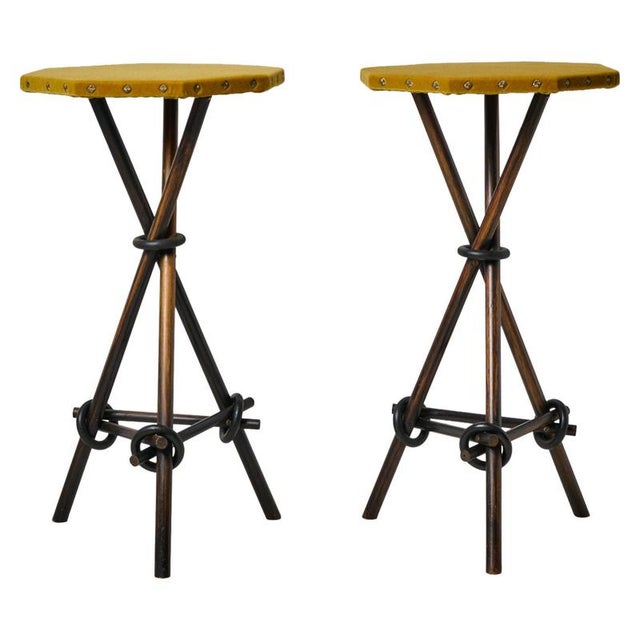 Antique Swedish Tall Trolleribord Magic-Tables, 1880s, Set of 2 For Sale - Image 12 of 12
