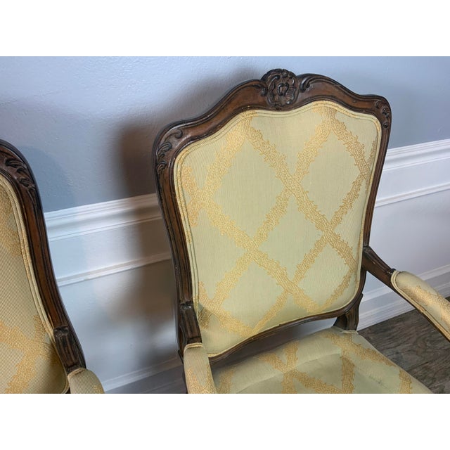 Early 20th Century Pair of Louis XVI Arm Chairs For Sale In Tampa - Image 6 of 11