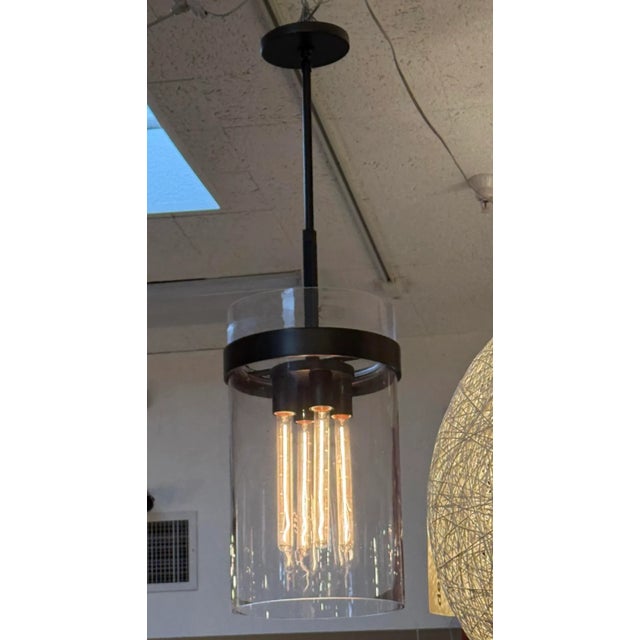 Restoration Hardware Restoration Hardware Ravelle Pendant For Sale - Image 4 of 12