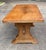 Wood Vintage French Country Trestle Dining Table For Sale - Image 7 of 10