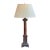 1920s Mahogany Column Lamp With Bronze Mounts For Sale