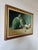 A charming 1980s vintage still life oil painting by G. H. Grande, featuring a tropical composition of green coconuts and a...