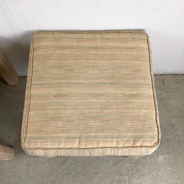 Mid 20th Century Pair of Vintage Modern Stools in the Manner of Karl Springer For Sale - Image 5 of 12