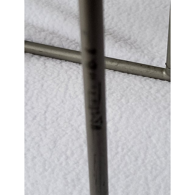 Wood End Table in Metal and Wood attributed to Robin and Lucienne Day for Habitat International For Sale - Image 7 of 9