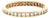 Late 20th-Century 14 Karat Yellow Gold 35 Natural Diamond Channel Eternity Band, Size 7.25 For Sale