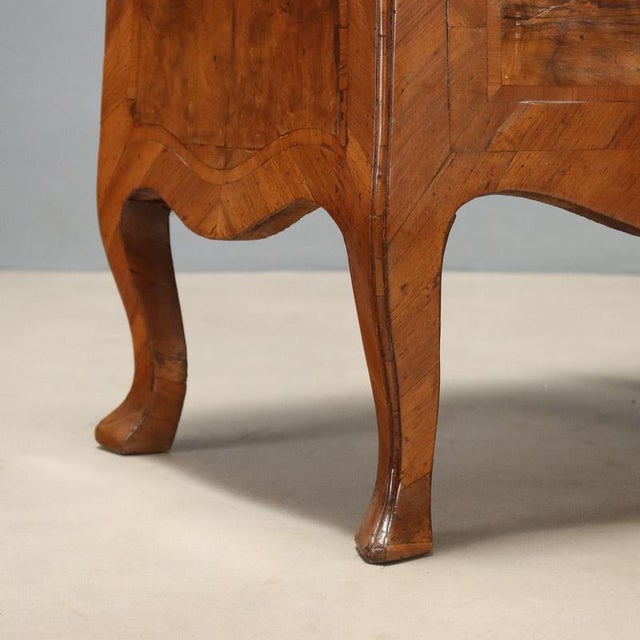Barocchetto Cabinet in Walnut with Burl Inlays For Sale - Image 9 of 12