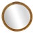 Vintage Round Wicker Mirror, 1960s For Sale