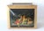 Chinoiserie Chinoiserie Lacquered Wood Gold Finish Lidded Box Fruit Still Life Decal Detail Vintage Mid Century For Sale - Image 3 of 11