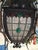 Gothic 19th Century French Gothic Revival Wrought Iron & Stained Glass Hanging Lantern For Sale - Image 3 of 6