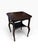 Italian 19c Style Ebonized Italian Walnut Two Tier Side Table or Nightstand For Sale - Image 3 of 7