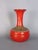 Vintage Modernist Red Glazed Ceramic Vase, Italy, 1960s For Sale - Image 6 of 6